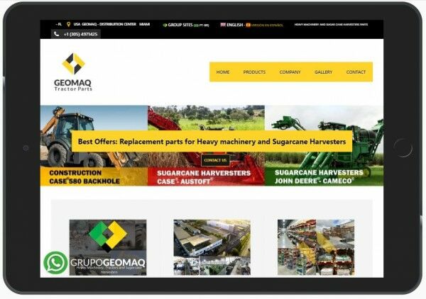 Site do Cliente GEOMAQ da Eco Webdesign